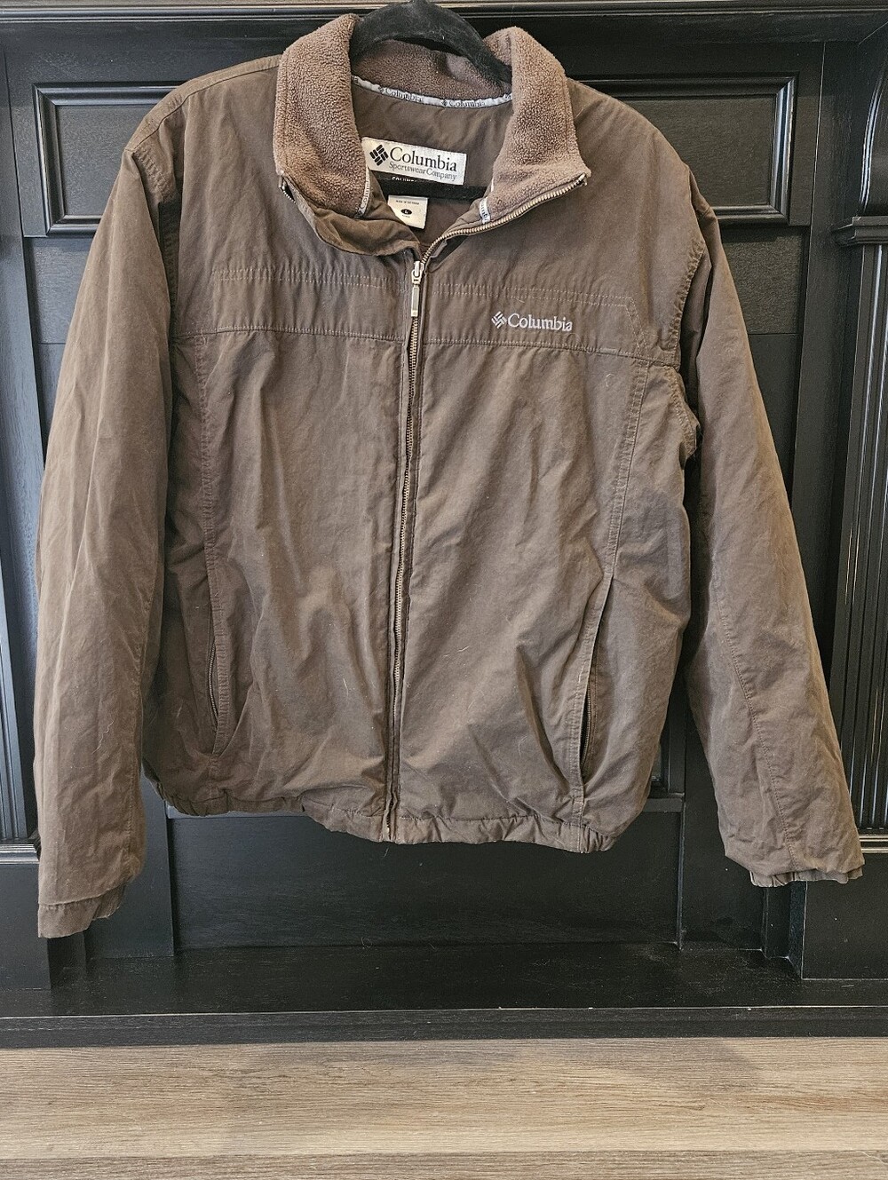 Columbia Men's Brown Fleece-Lined Coat